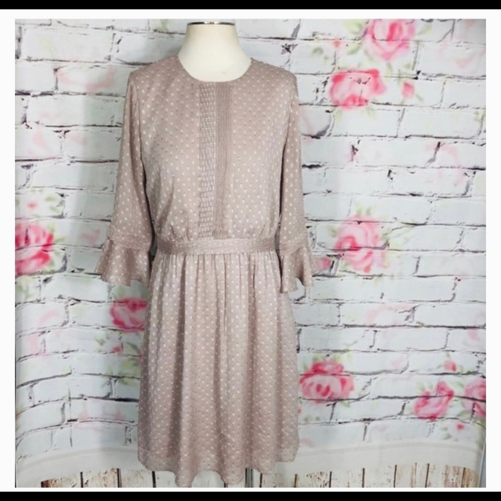 Taupe A-Lime Banana Republic Dress